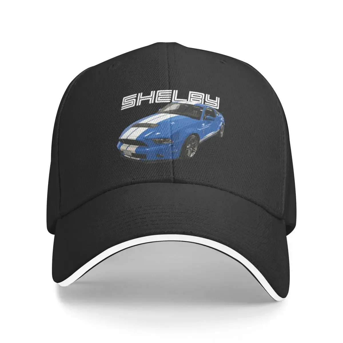S197 Mustang GT 5.0L V8 Grabber Blue Car GT500 Baseball Cap Hat Baseball Cap cute Hat Beach Visor Boy Women's