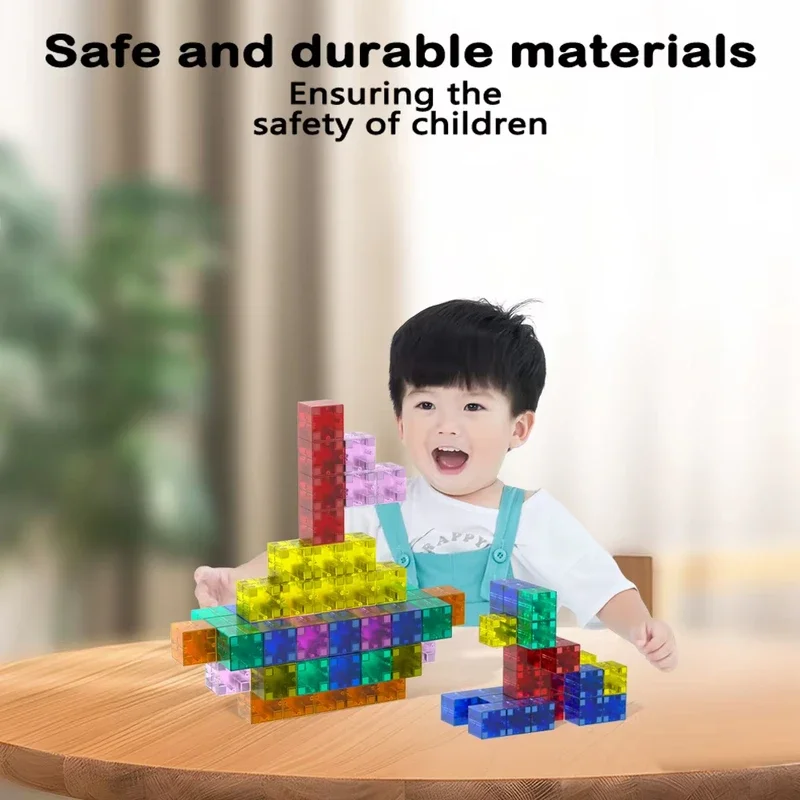 磁気組み立てブロック（3歳）、幼児知性のための学習玩具、STEM教育、親子絆遊び