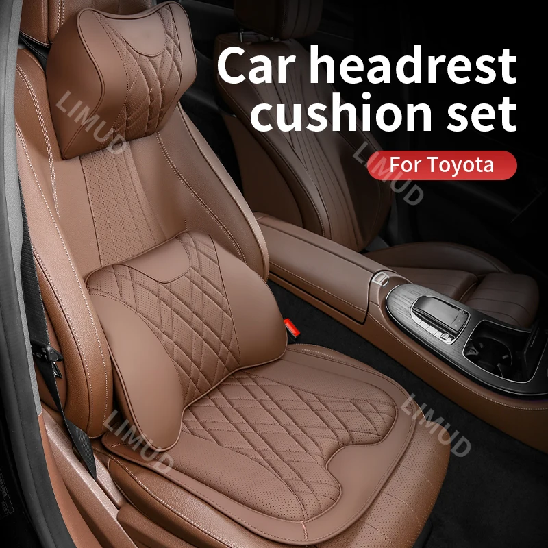 For Toyota FJCruiser SIENNA ALLION HARRIER Venza Estima Fortuner Tundra Hiace Sequoia Car Neck Cushion Pillow ForCar Accessories