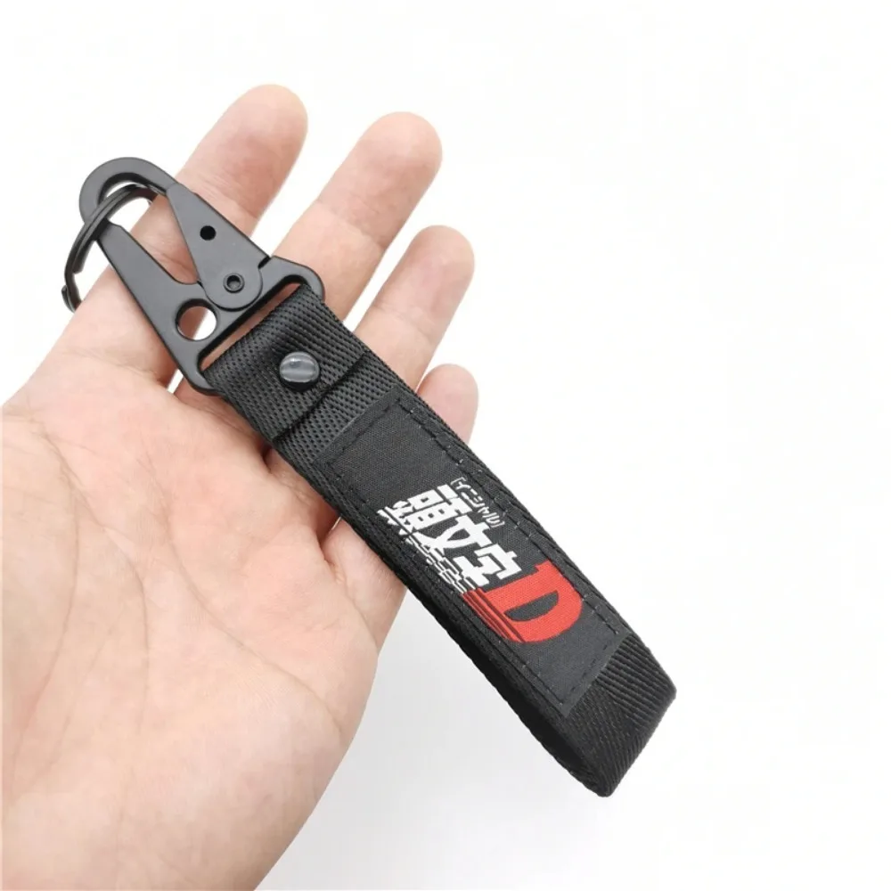 JDM Keyring Tags Initial D Fujiwara Tofu Shop Nylon key Tags keychain Auto Key Steel Spring Clip Lanyard Motorcycle Accessories image 6