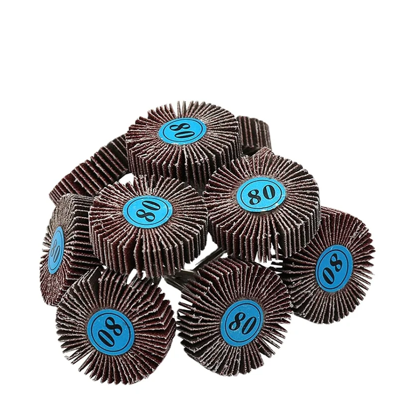 1PC żaluzja głowica szlifująca ścierna głowica szlifująca z chwytem wirnik Metal obróbka drewna polerowane T-głowica szlifująca