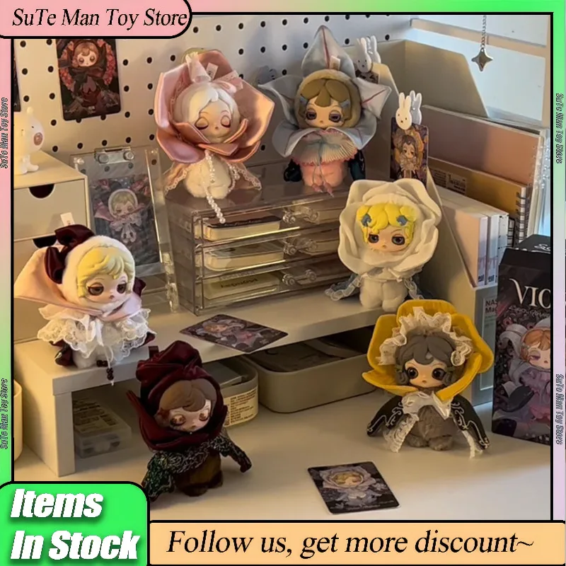 

Оригинальная серия Viora Floraison Libre: виниловая плюшевая подвеска, таинственная коробка-сюрприз, модная кукла-украшение, настольная игрушка, подарок на день рождения или День святого Валентина