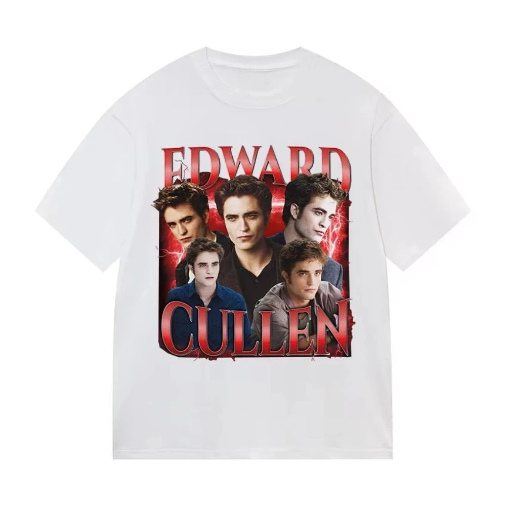 New Arrival Mens Clothes Tee Shirt Homme Graphic T-Shirts Men Tshirt for Men Ropa Hombre Edward Cullen Homage Twilight Top