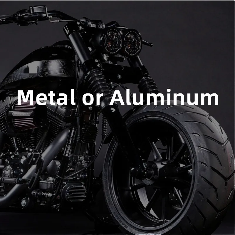 3D Aluminum Black Sticker Road Glide Road King Luxury Classic Street Glide Fuel Tank XL883 XL1200 Motorcycle Round 9cm