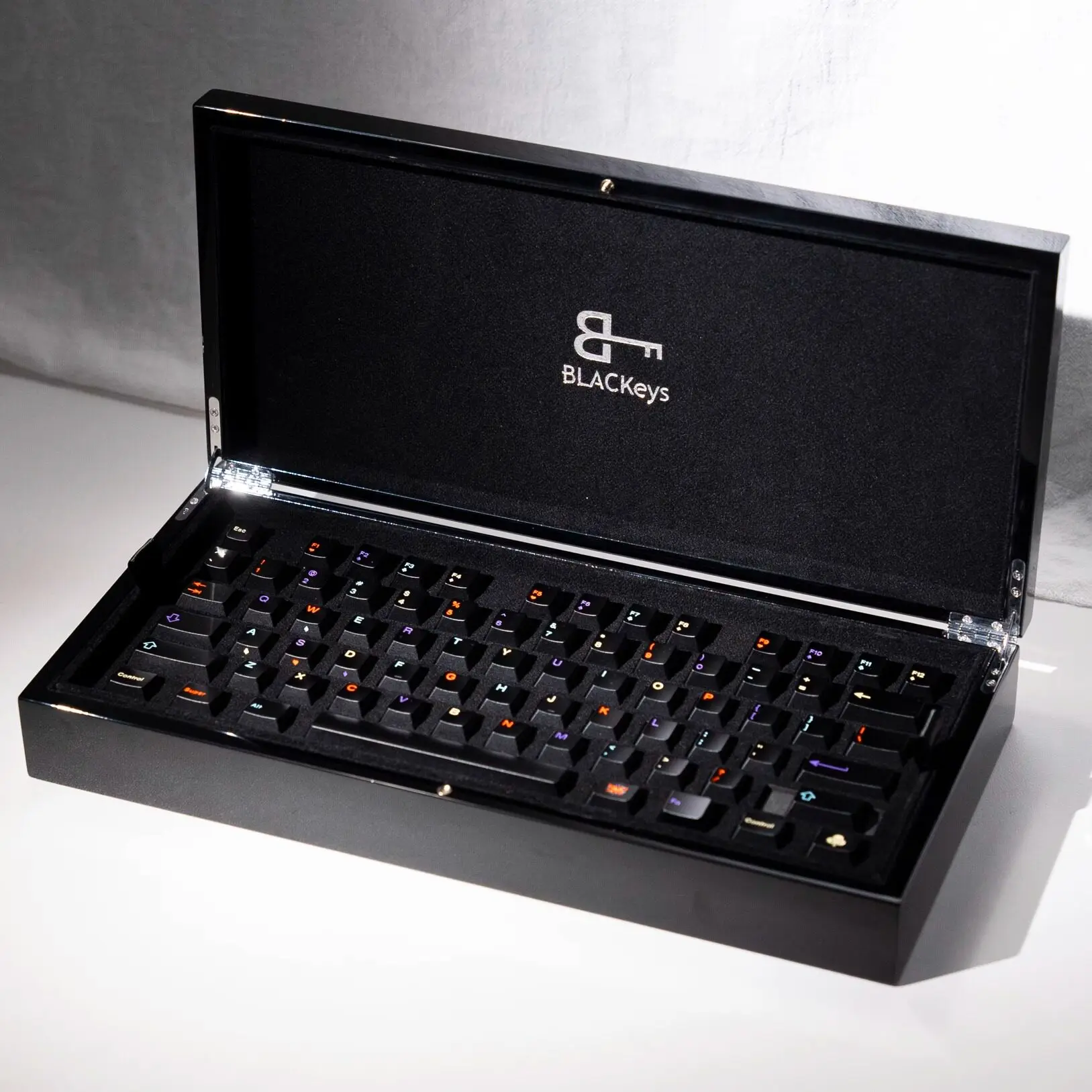 BLACKeys BK. Poker Dunhuang Series Enamel Flagship 75% Arrangement CNC Aluminum Alloy Metal Keycaps