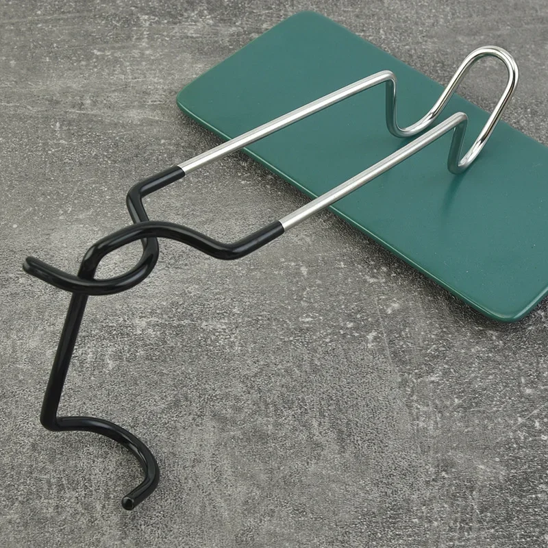 Portable Stainless Steel Light Stand Hook Outdoor Tent Pole Hanger Fishing & Camping Lantern Hook Camping Gear Accessories Tools