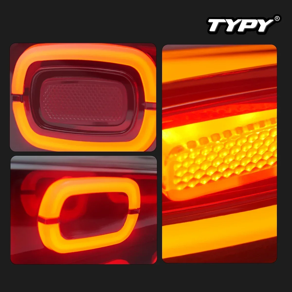 

TYPY New LED Tail Lamp Upgrade Modified For Toyota Supra RGB Taillight 2018-2023 Dynamic Signal Tail Lamp Auto Accessories