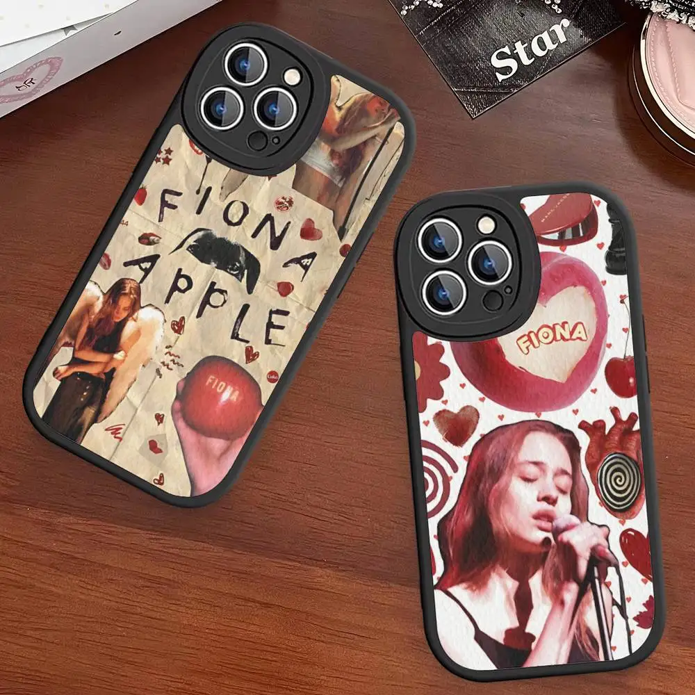 

F-fiona A-apple Phone Case For IPhone 16 15 14 13 Pro Max 11 12 Plus Leather Silicone Cover