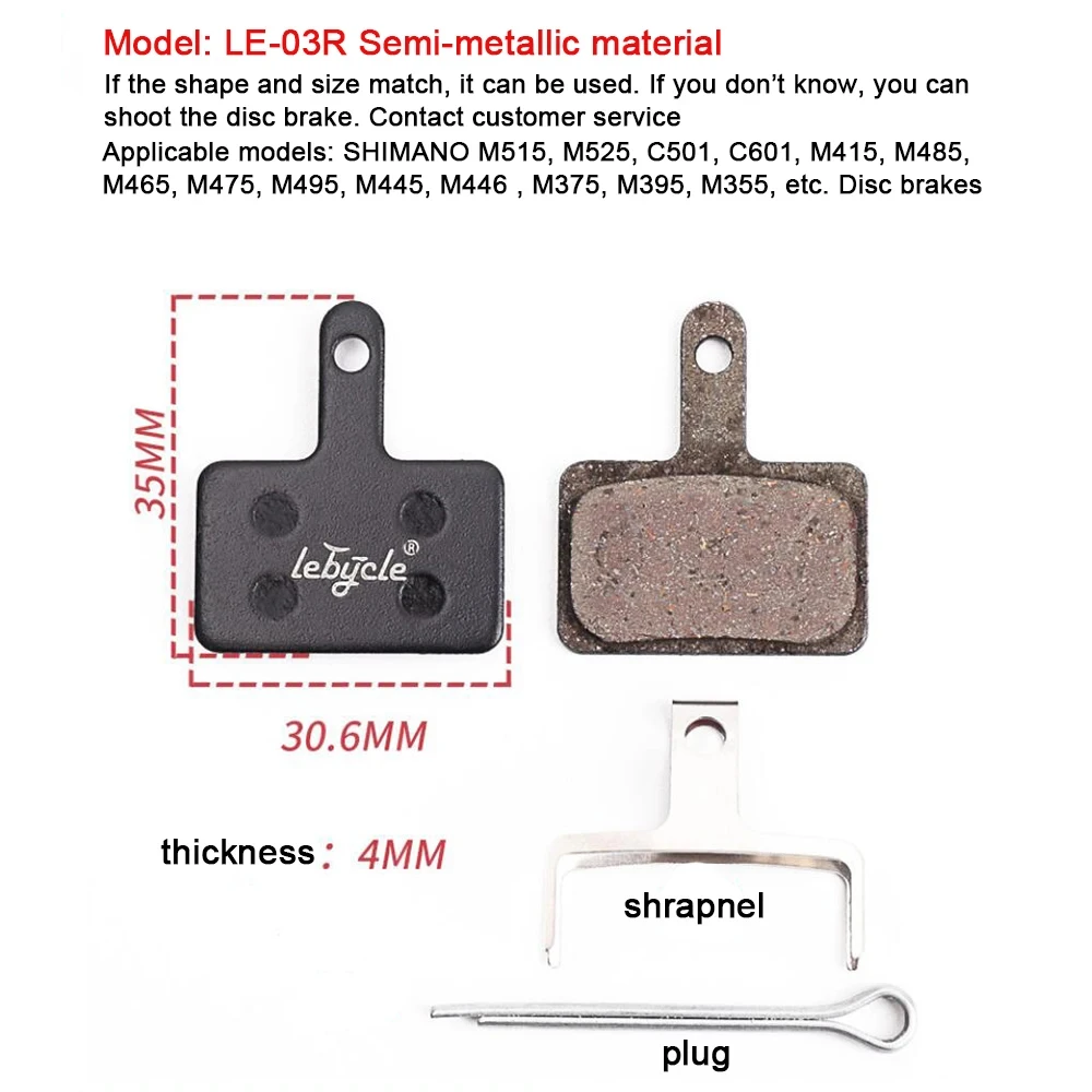 25 Pair MTB Bicycle Disc Brake Pads Resin/Metal/Ceramic Road Bike Hydraulic Brake Pads Universal for Shimano SRAM AVID ZOOM B01S