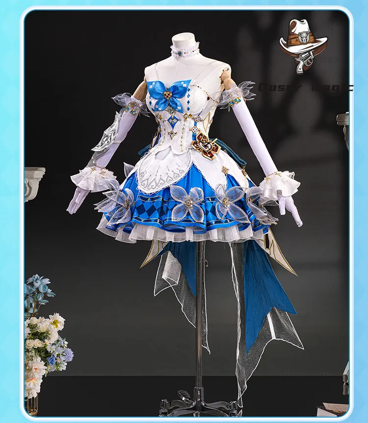 

Костюм для косплея Naraka Bladepoint Yu Linglong, платье в стиле Лолита, платье принцессы для Хэллоуина, Рождества, ролевых игр, женское