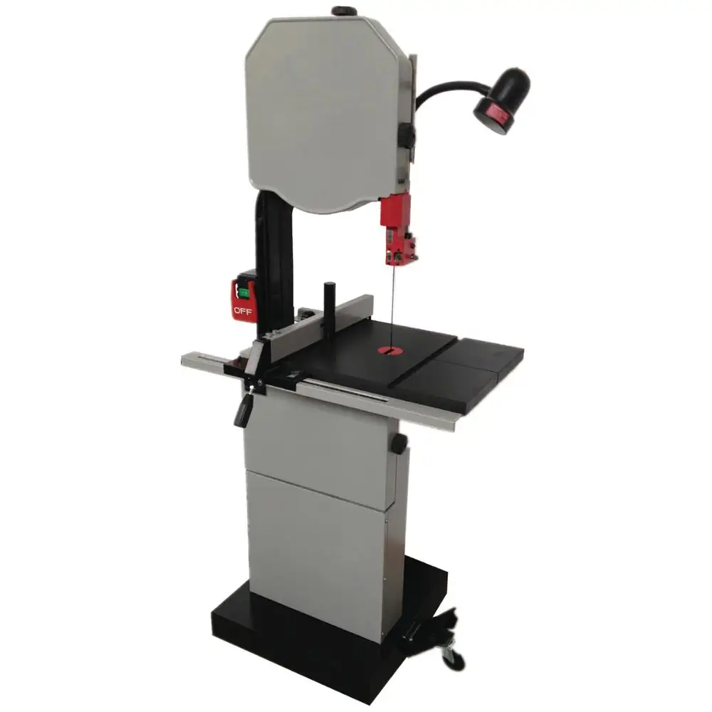 HuiBang 14-inch 2-speed 1.5 220V vertical woodworking band saw with dust port, CE certified, 1-year warranty