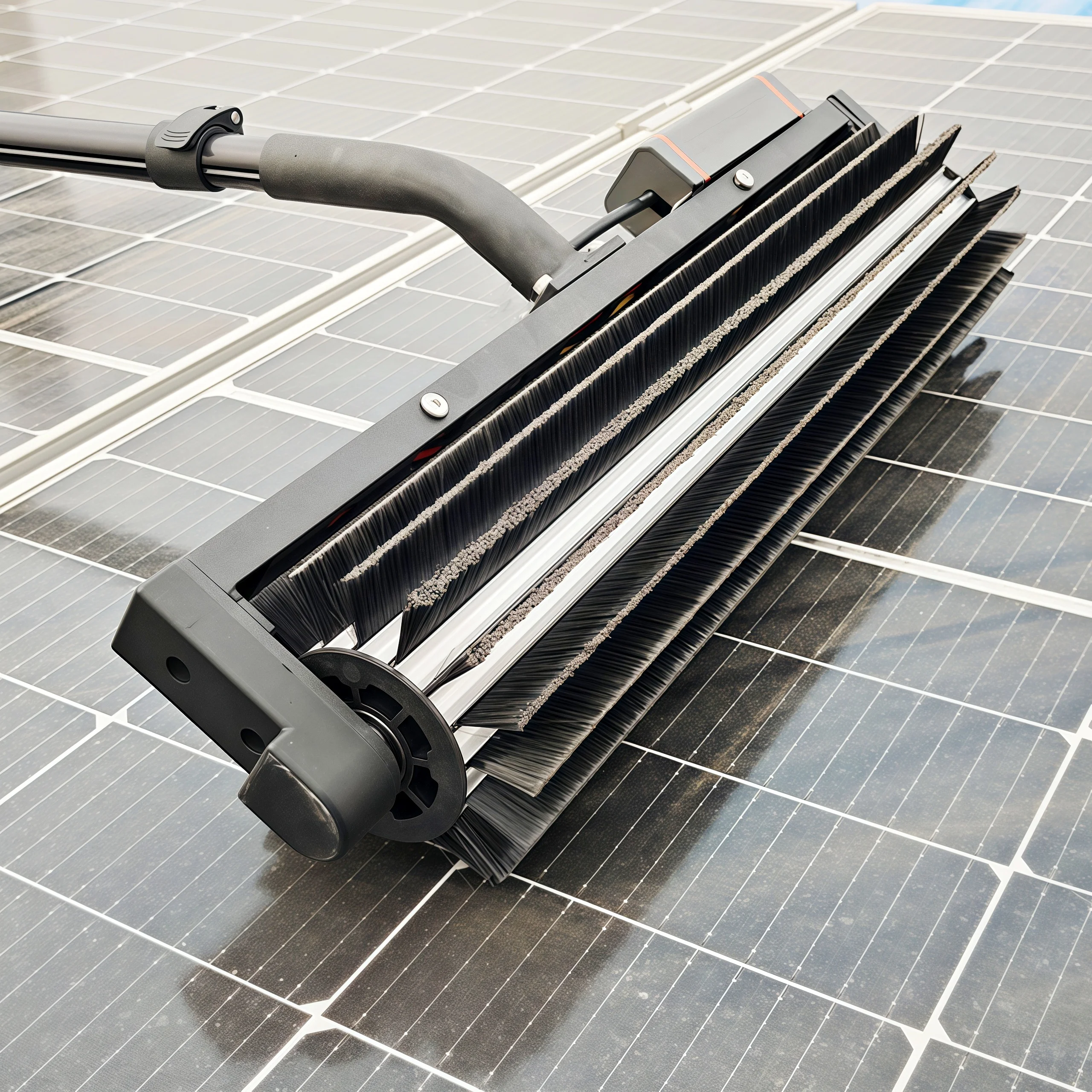 Industrial Grade Solar Panel Cleaning Roller Brushless Motor 240W Small Electric Garden Tool for Home Use Moss