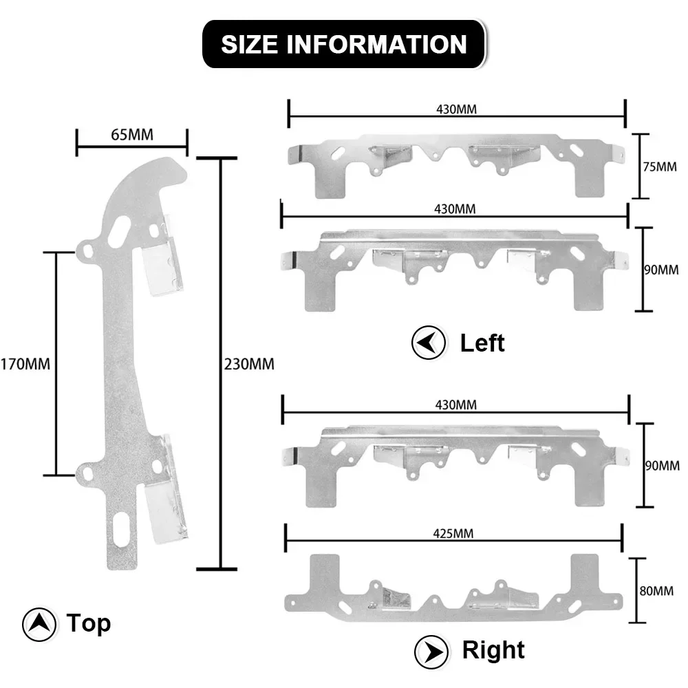 Motorcycle Top Case Pannier Saddlebag Bracket Mounting Kit For BMW R1200GS R1250GS LC Adventure GS R1250 R1200 F750GS F850GS ADV