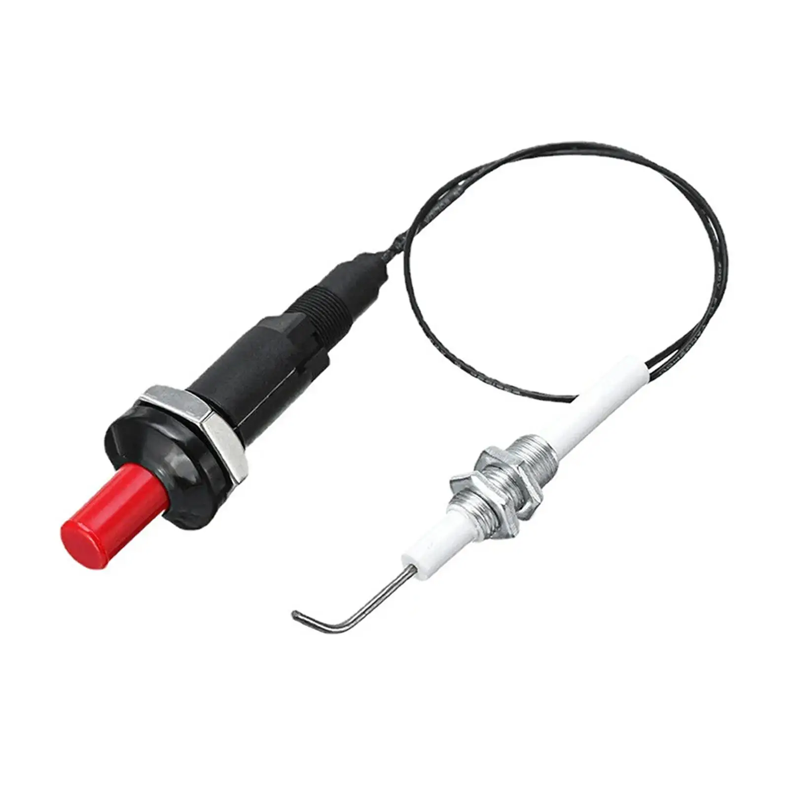Universal Grill Ignitor Kit with Piezo Spark Generator Ceramic Electrode and 30cm Wire Lead