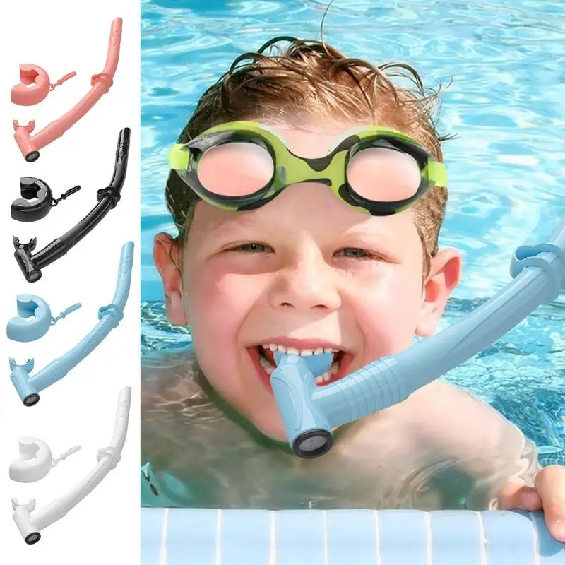 

Трубка для фридайвинга для детей, влажная детская трубка для подводного плавания, гибкое тренировочное оборудование, складной мундштук, дайвинг, подводное плавание