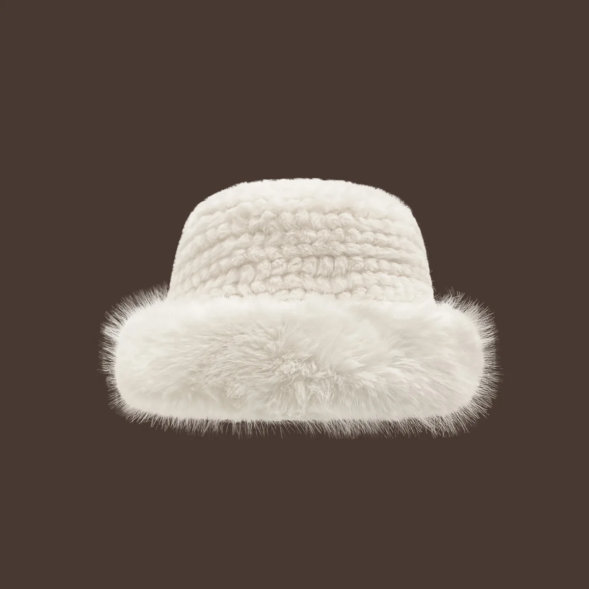 Bonnet en laine pour femme, petit visage, optique, chaud, mode extérieure, froid, beau, exquis, poisson, Suffolk, hiver