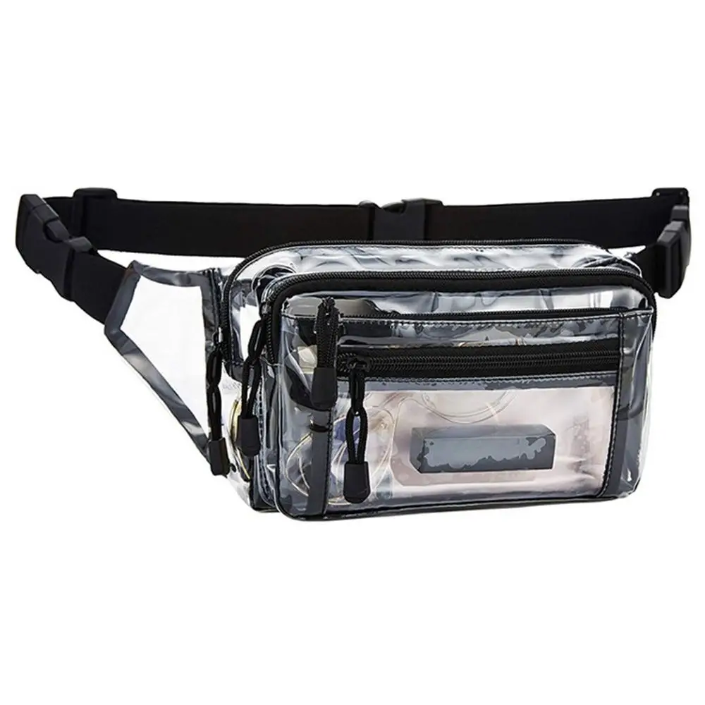 Clear Waist Bag Fashion Belt Bag Bum Bag for Festival Travel Beach Concerts Sporting Event