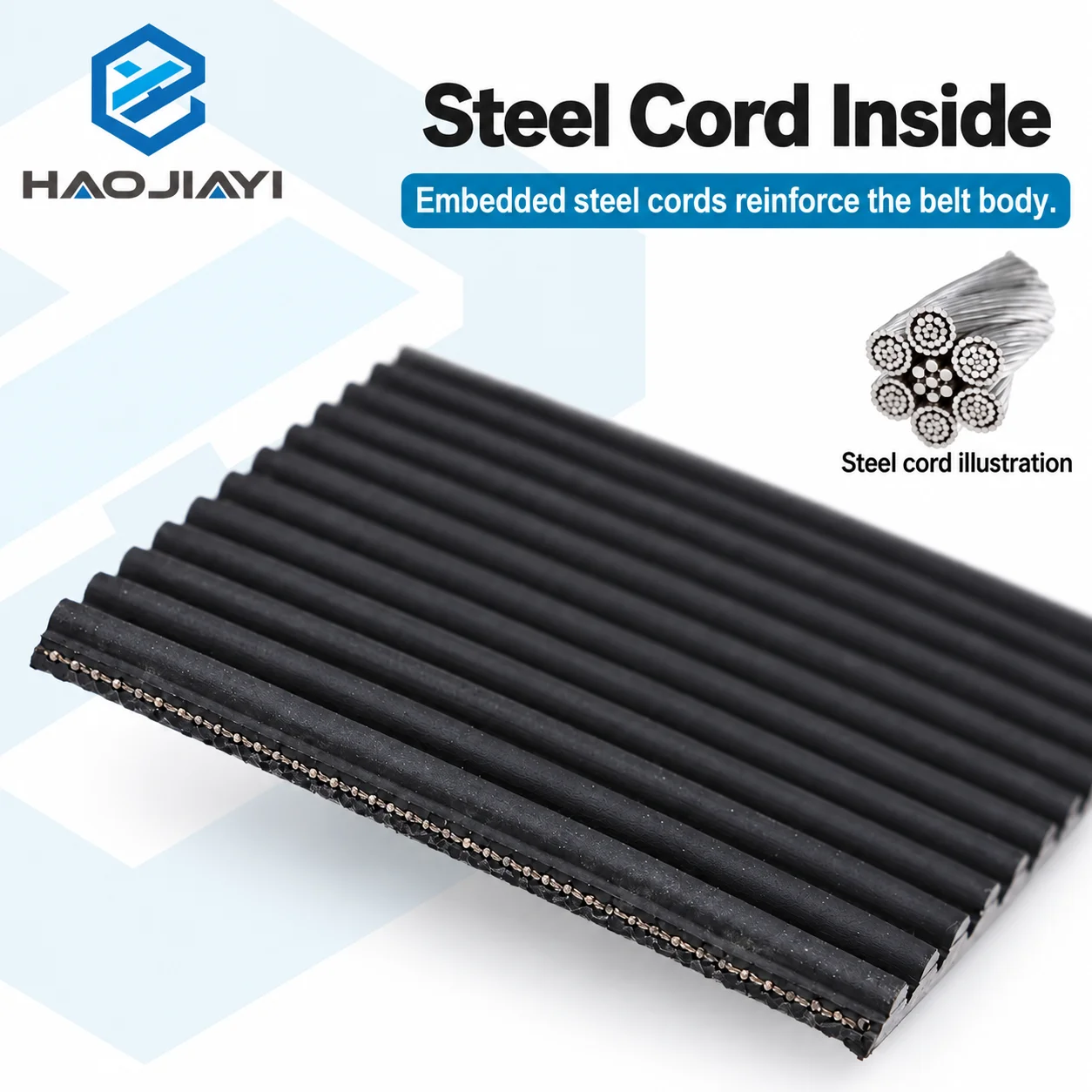 HTD 3M Open Ended Timing Belt 40mm Wide Steel Cord Reinforced Black Drive Belt for CO2 Laser Cutting Engraving Machine 1m