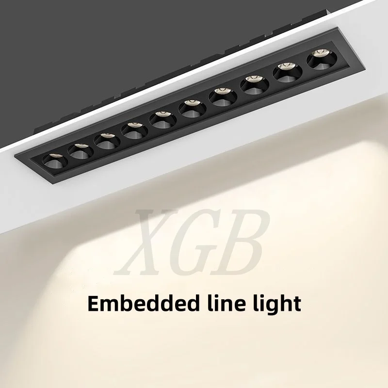 

Dimmable LED Downlight 10W 20W 30W AC220V Ceiling Lights Recessed Grille lamp Line Lights Indoor Lighting LED Spot lamp