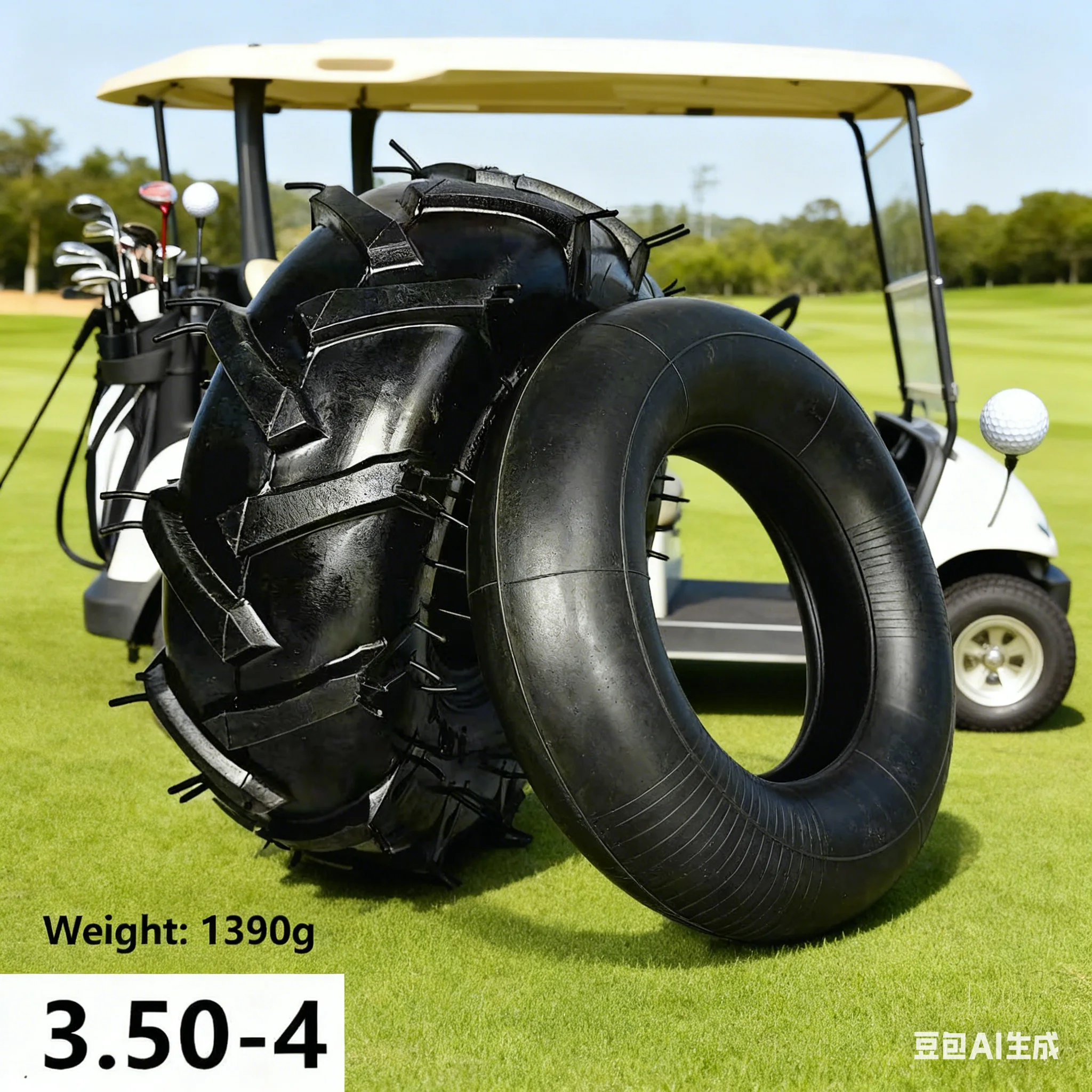 

4,10/3,50-4 шины для гольф-каров, резиновая шина с рисунком «елочка», износостойкая внутренняя/внешняя шина для тачек, замена шин, аксессуары