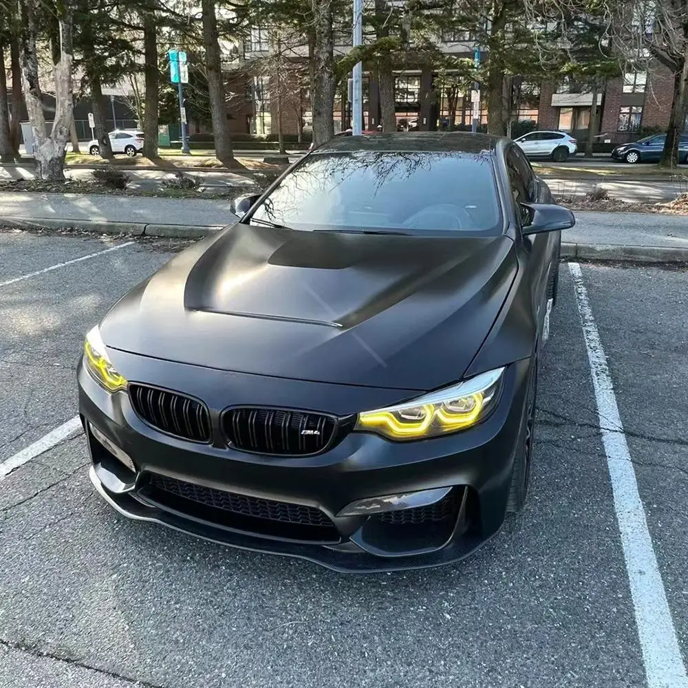 عيون الملاك DRL التكيف LED وحدة ، النهار تشغيل أضواء ، الأصفر ، BMW 420i ، 430i ، 440i ، M3 ، M4 ، F80 ، F82 ، F83 ، M3 ، LCI ، 2018 ، 2019