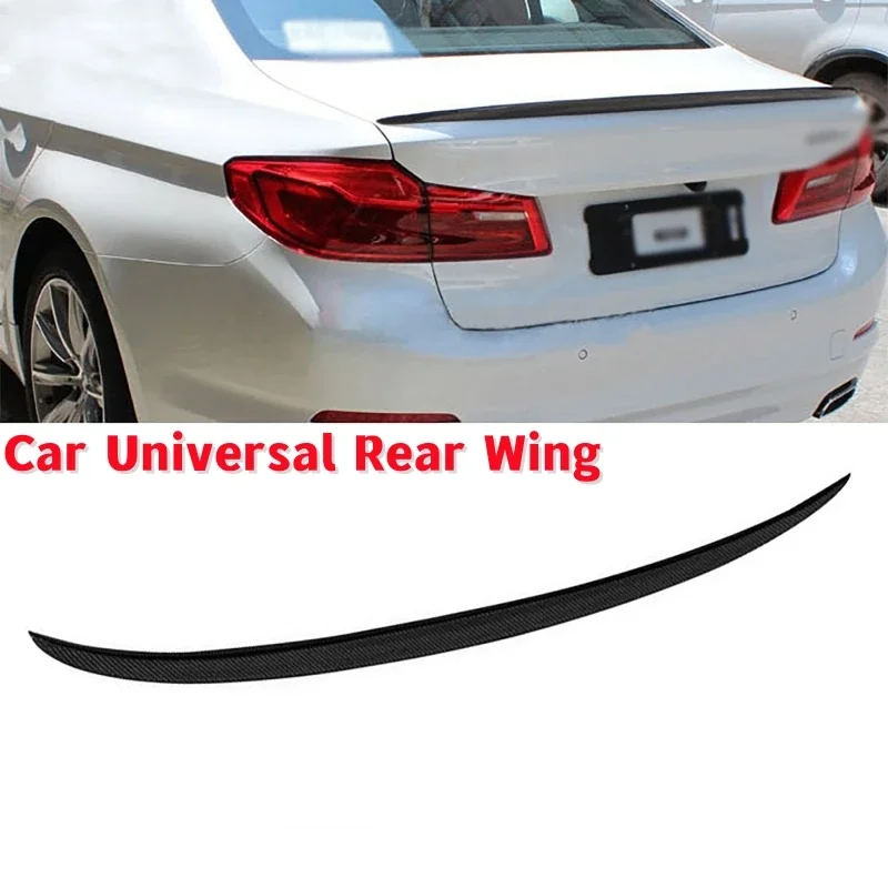 1Pcs 121cm Universal Car Rear Wing Modified Spoiler Lip Decoration For W204 W211 BMW E92 E60 E90 G20 F30 Audi A3 A4 Peugeot 508