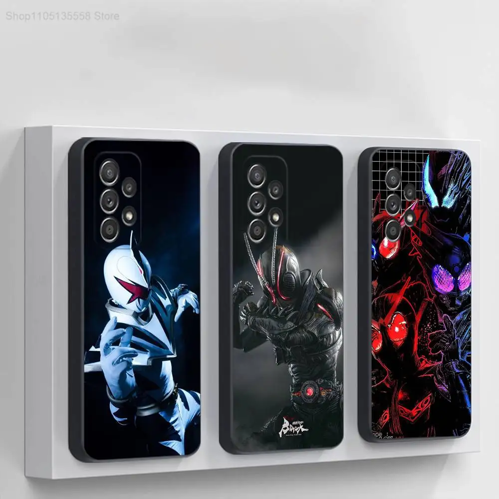 

K-Kamen R-Rider Phone Case For Samsung S 25,24,23,22,30,21,10,9,Ultra,Plus,Lite,FE,4,5G Black Soft Case