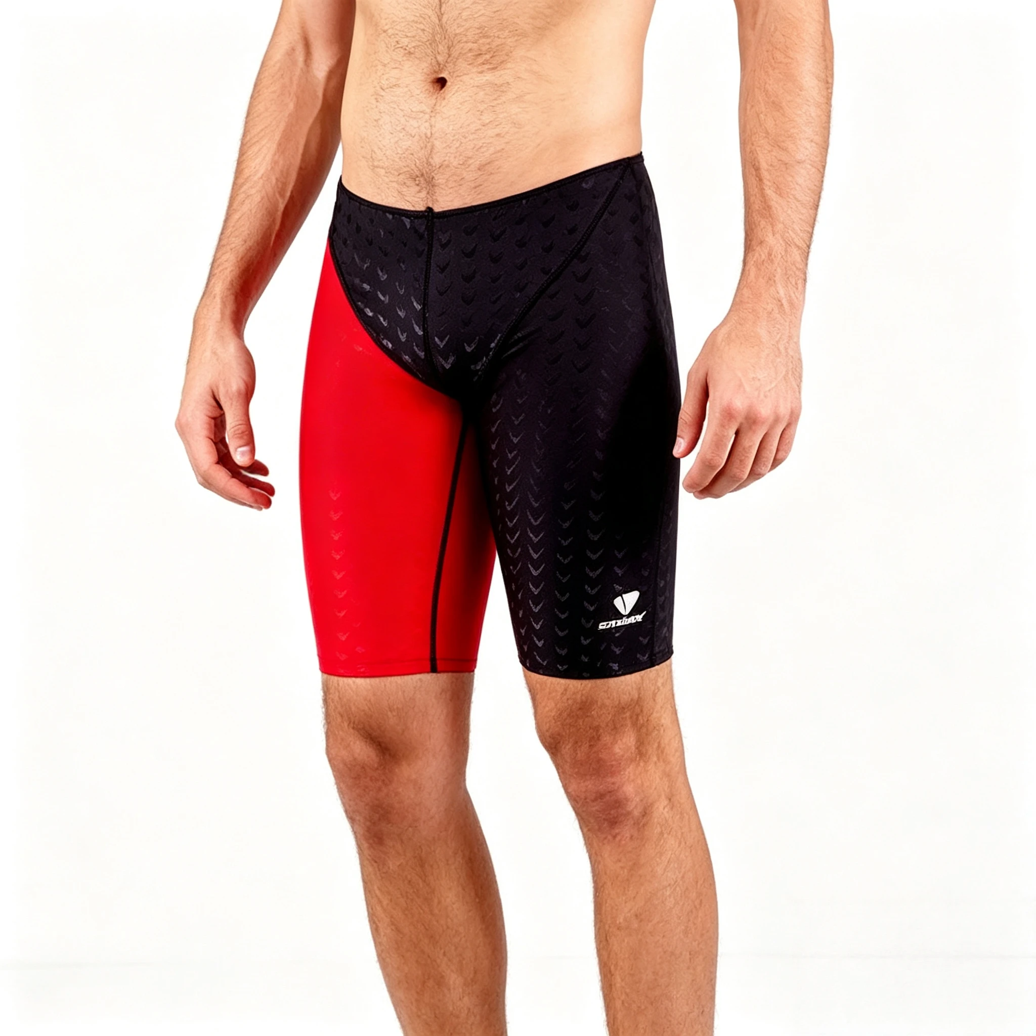 HXBY Professional Swimsuit Men Competition Swimwear Racing Training Male Jammer Swimsuit Quick Dry Men's Swimming Trunks