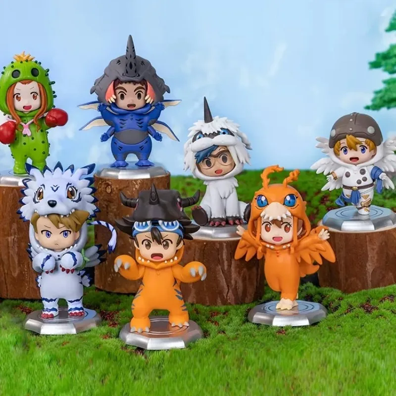 Bandai-figura de acción de Digimon Adventure genuina en estante, bonitos juguetes coleccionables, adorno de escritorio, modelo de figuras de acción, juguete para niños