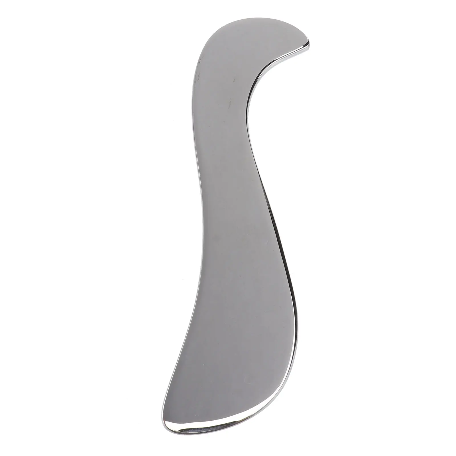 

1pc Stainless Steel Sha Board Body Massager Tool Back Massage Pain Relief S-Shape Massage Scraping Board Scraping Plate