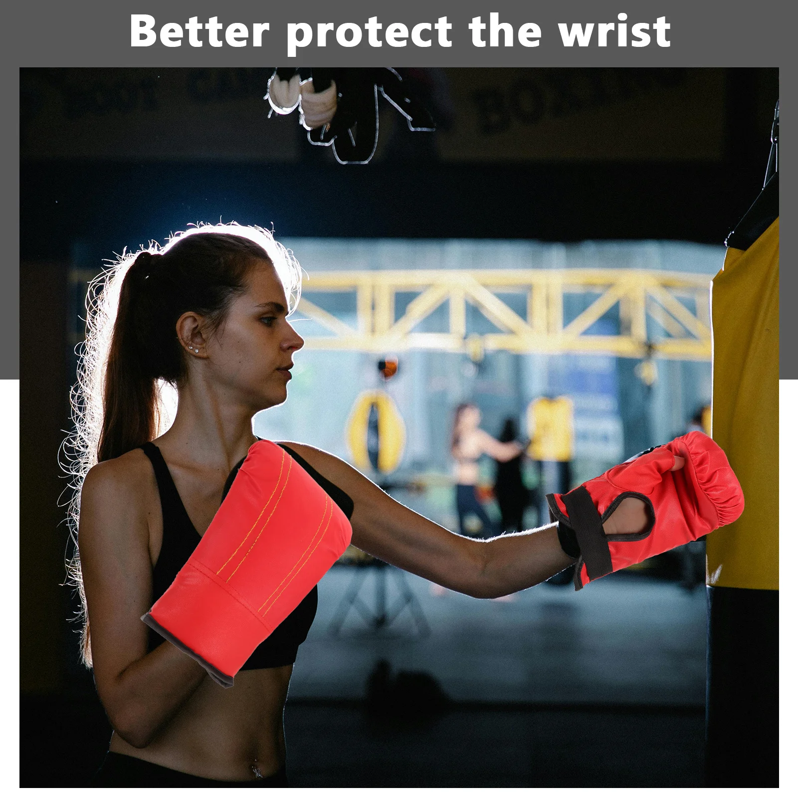 قفازات ملاكمة احترافية للرجال والنساء، تدريب الملاكمة، كيك بوكسينغ، القتال، متينة ومريحة، فنون الدفاع عن النفس، معدات رياضية للصالة الرياضية #4
