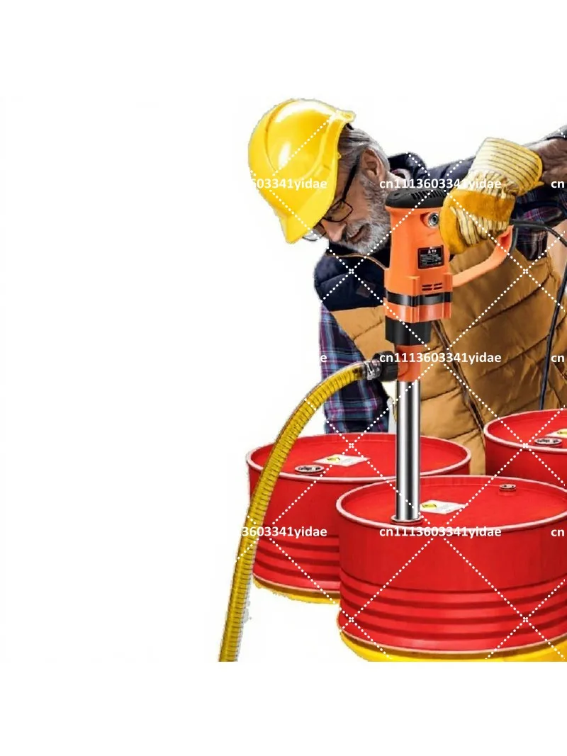 Electric oil pump self-priming automatic handheld electric 220V high-power pumping hydraulic oil