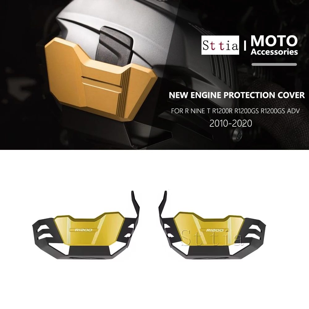 

Motorcycle New Cylinder Guard For BMW R1200 R1200R R1200GS ADV R 1200GS R Nine T Rnine T CNC Aluminum Engine Protector Cover