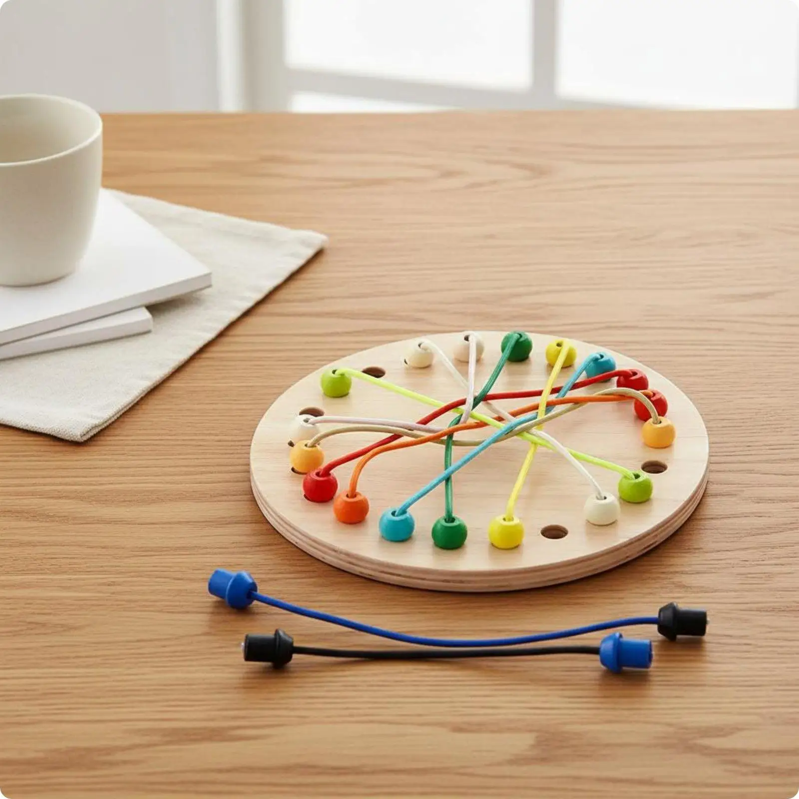 Children Logic Game Wooden Educational Puzzle Brain Teaser Board Game for Kids Family Learning