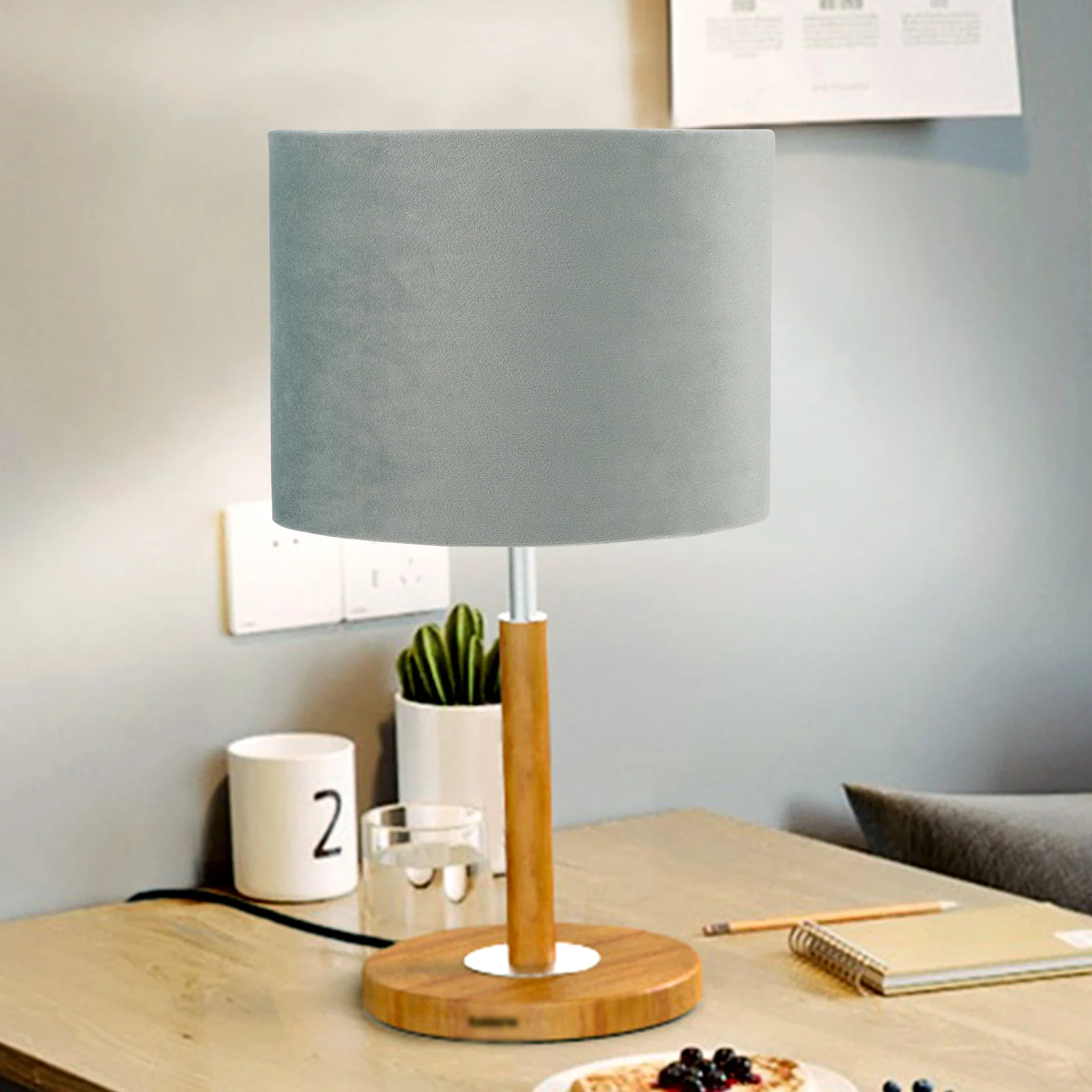 

Simple Fabric Lamp Shade for Table Lamp Small Size Easy Install Soft Illumination Home Hotel Room Decor Aesthetic Unique Shape