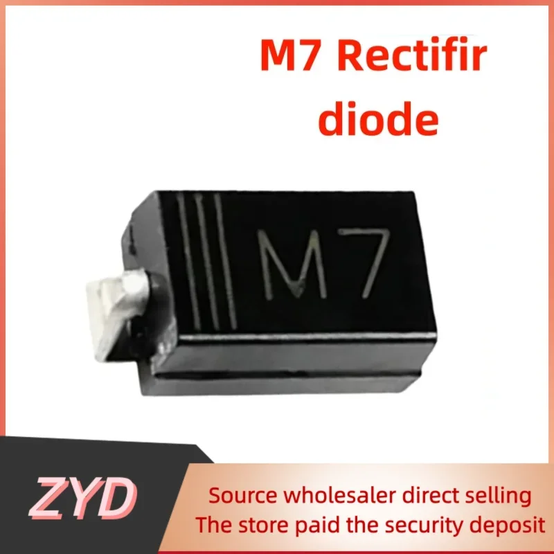 ZYD100-2000PCS/Lot Original Brand New 1N4007 SMA IN4007 M7 1A 1000V Diode M7 4*2.5MM Rectifier Diode SMA Package Best Quality