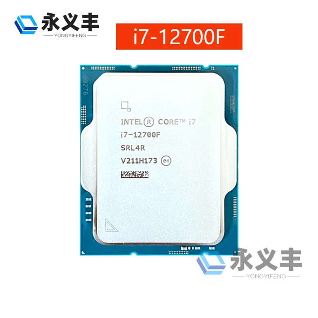 Intel Core I7-12700F i7 12700F i712700F 2.1GHz Twelve Core Twenty Thread CPU  Processor 10NM L3=25M 65W LGA 1700 processador New - AliExpress