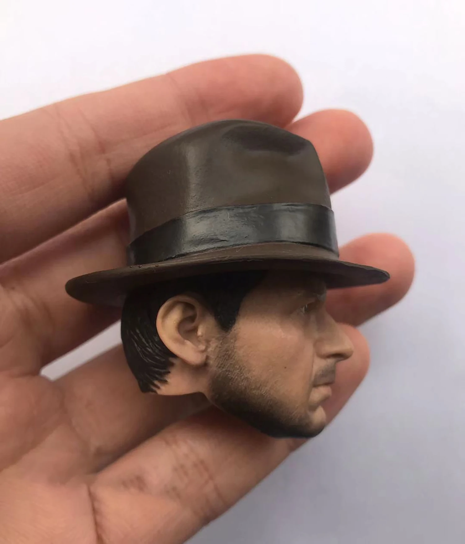 1/6th Indiana Jones Harrison Ford Head Sculpt With Hat Fit 12\'\' Hot Toys Action Figure Body