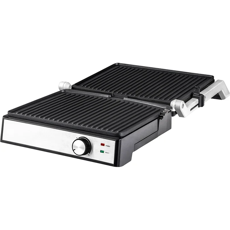 Multifuncional Steak Grill e Sandwich Maker, 220V, para uso doméstico e comercial