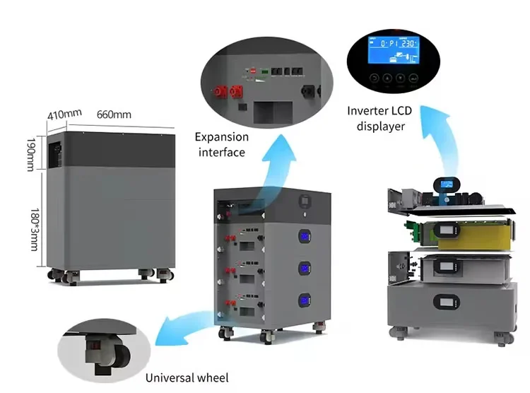 All One Stacked 5KWH Lithium Power Bank for Home Solar System Stackable Energy Storage Battery 300Ah Capacity AC Output
