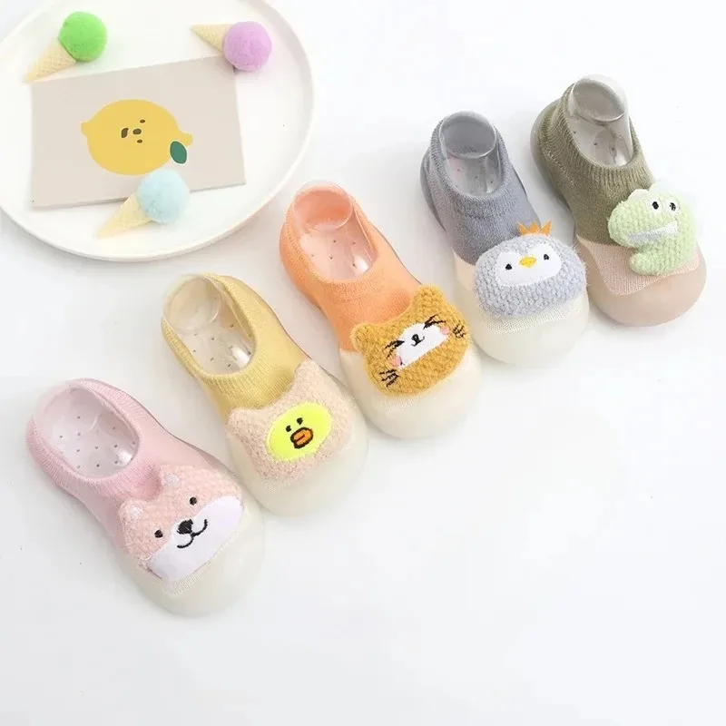 

Classic Style Non-slip Indoor Children's Baby Shoes Floor Shoes Spring New Children's Toddler Shoes Three-dimensional Animal