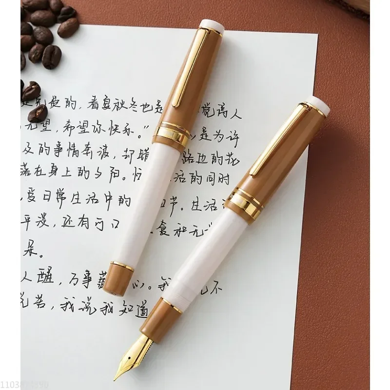 Tramol Cream Fountain Pen Bock N0.6 F 0.5mm Ink Pen High Quality Luxury Business School Supplies Stationery Writing Smooth Gift