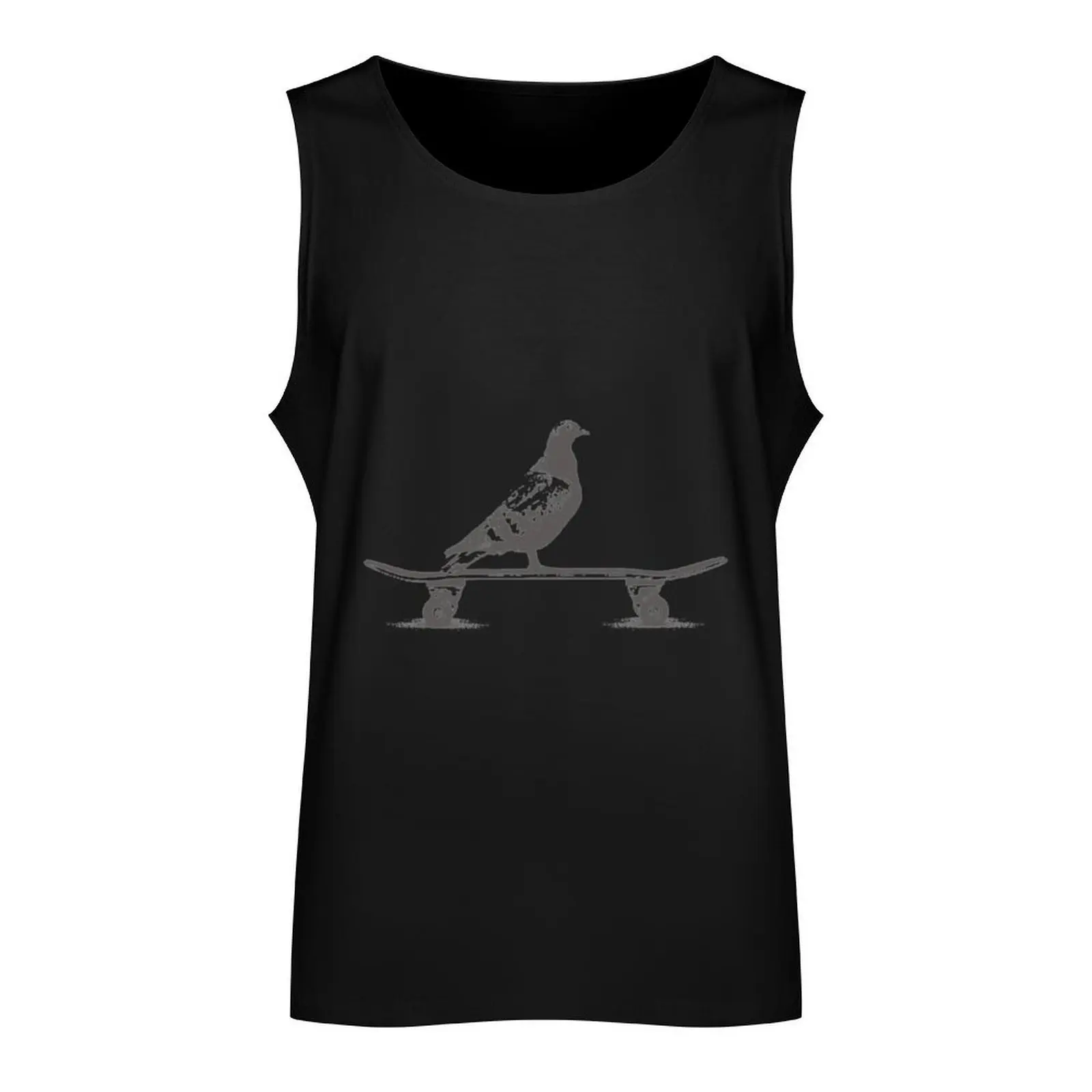 pigeon on deck Tank Top men gym training weight vest