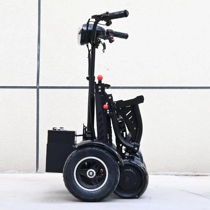 Foldable 4 Wheels Electric Motorized Golf Cart Scooter Super Lightweight Electric Fat Tire Golf Cart Electric Golf Cart