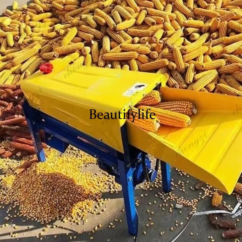 81 Maize Sheller Thresher Machine Corn Peeler Sheller Electric Farm Grain Husker Equipment High Capacity Shelling