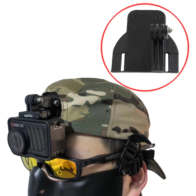 1PCS Baseball Cap Action Camera Mount Universal for GoPro & DJI Action Series First-person Perspective Optimal POV Shooting Tool