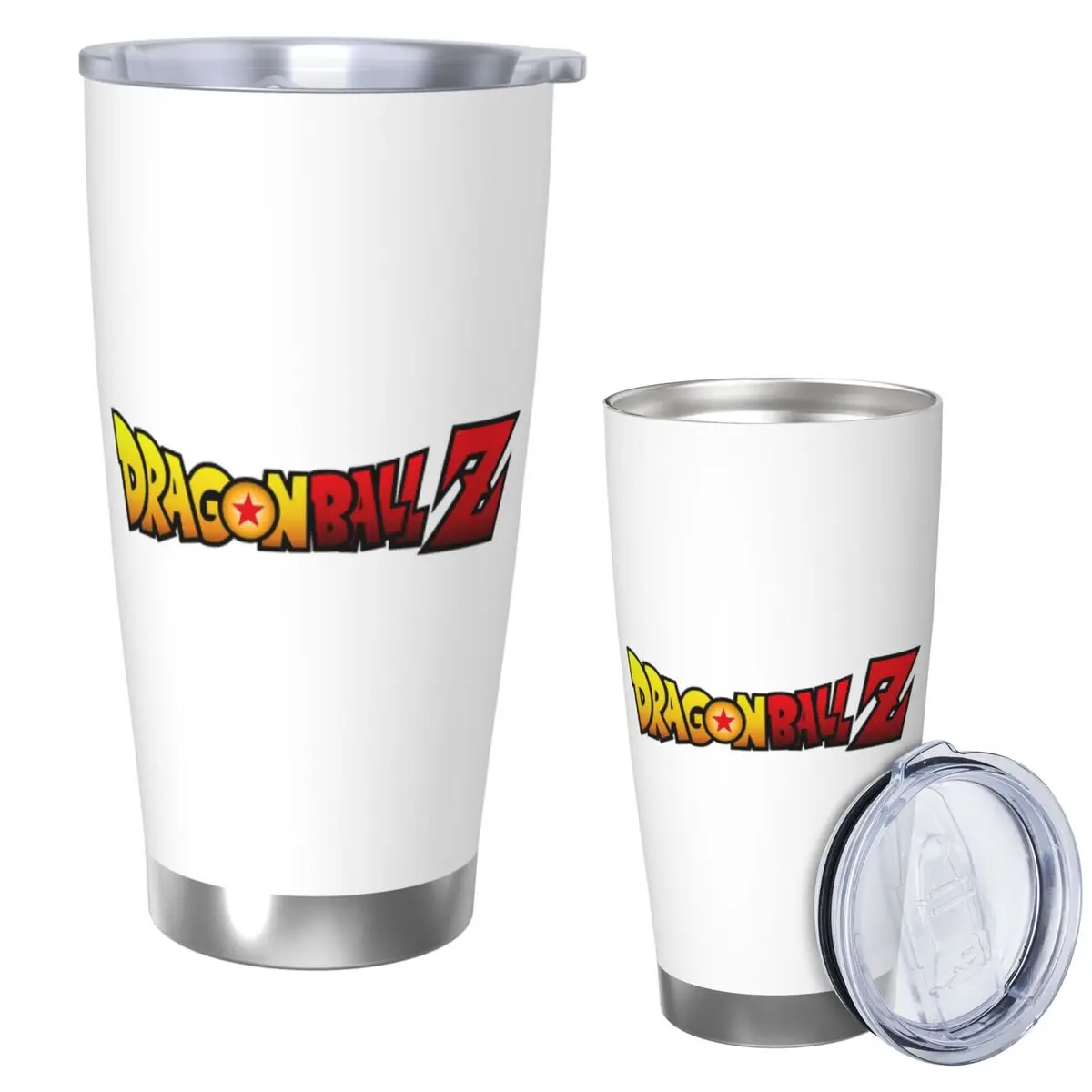 

DBZ Logo Stainless Steel Tumbler Vacuum Insulated Mug Thermal Cold Cup Straws With Lid 20oz