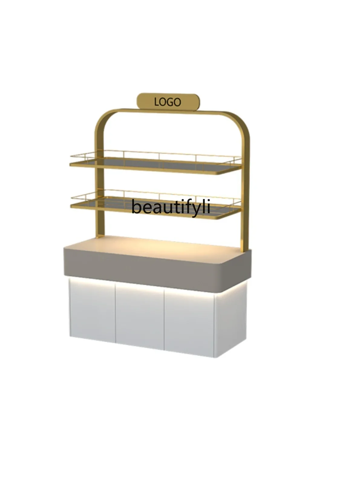 Bread Counter Zhongdao Cabinet Side Cabinet Cake Show Case Curved Glass Small Display Stand Multi-Layer Toast Rack