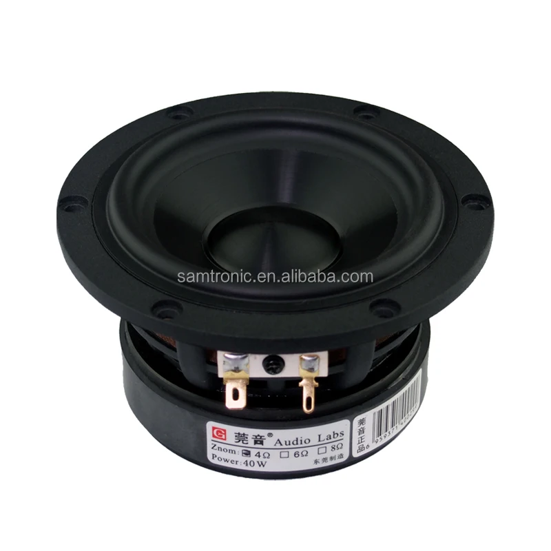 

Samtronic 1PC Audio Labs Top End 4 Inch Cast Aluminum Frame Bass Driver Woofer Subwoofer Transducer Speaker Repair Replacement