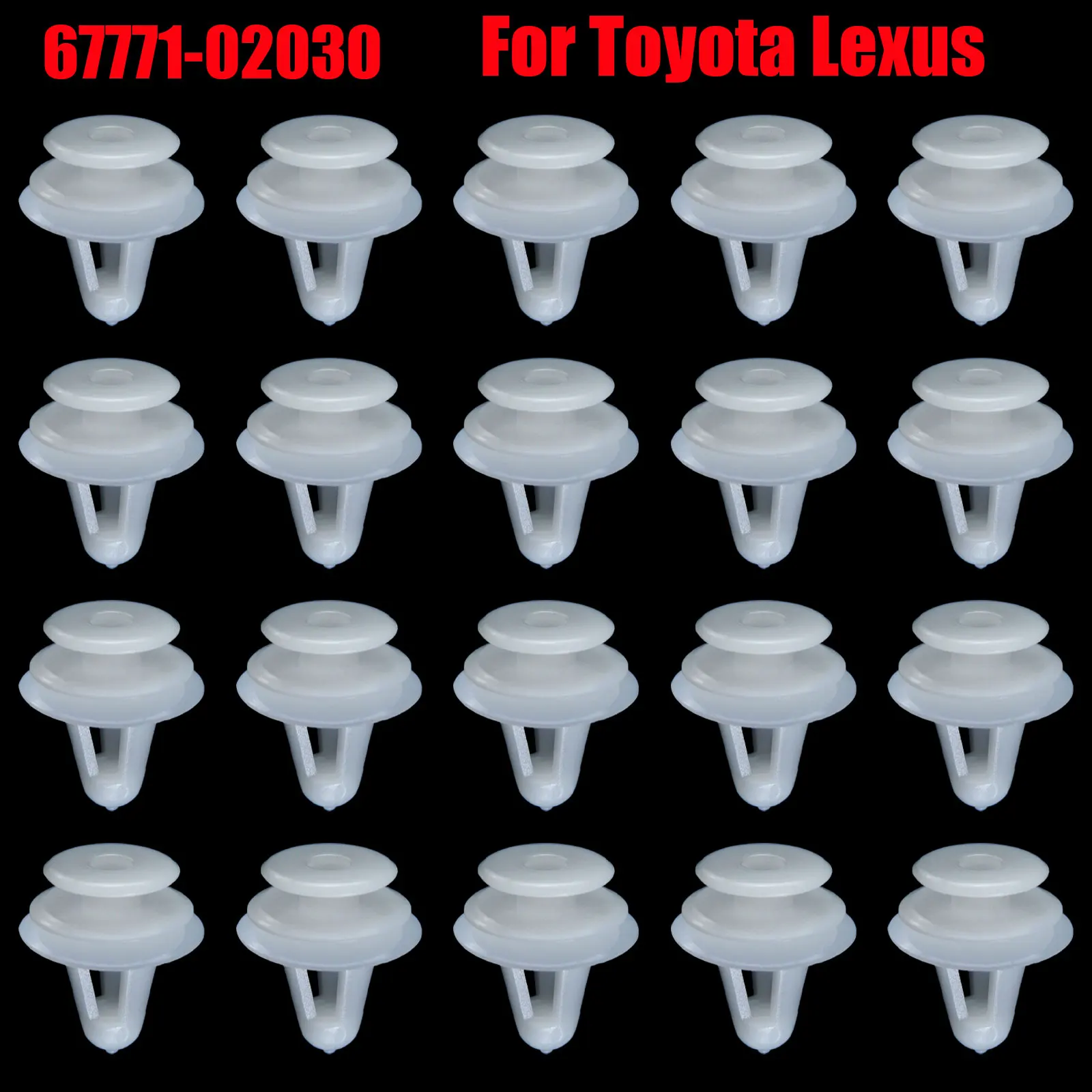 Door Trim Panel Retainer Trunk Side Trim Clip 67771-02030 for
